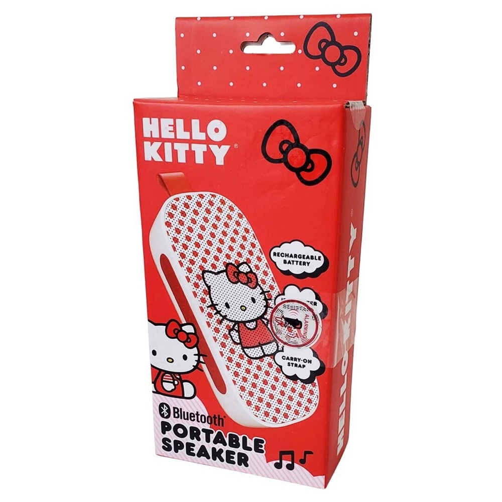 Hello Kitty nwt Red Portable Bluetooth Speaker